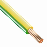 Провод ПуГВ (ПВ-3) 16 мм² желто-зеленый